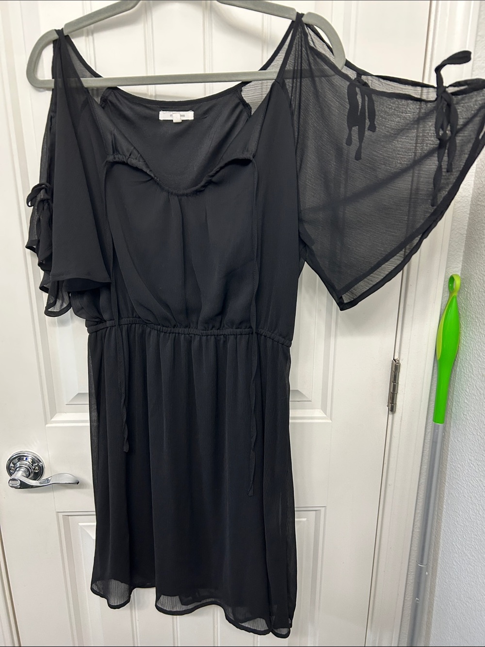 Maurices Black Cold-Shoulder Mini Dress